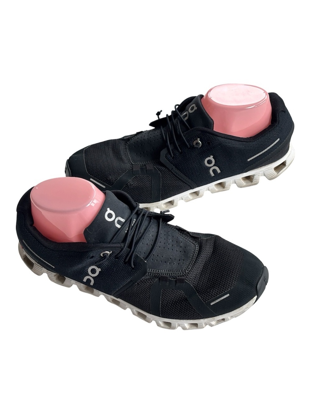On Cloud 5 Unisex Running Athletics Shoes Sneakers Black White Size 11